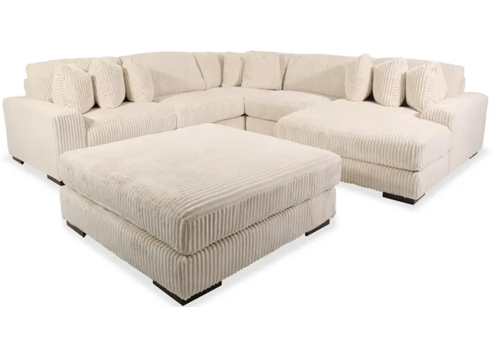 Lindyn Living Room Set in Ivory