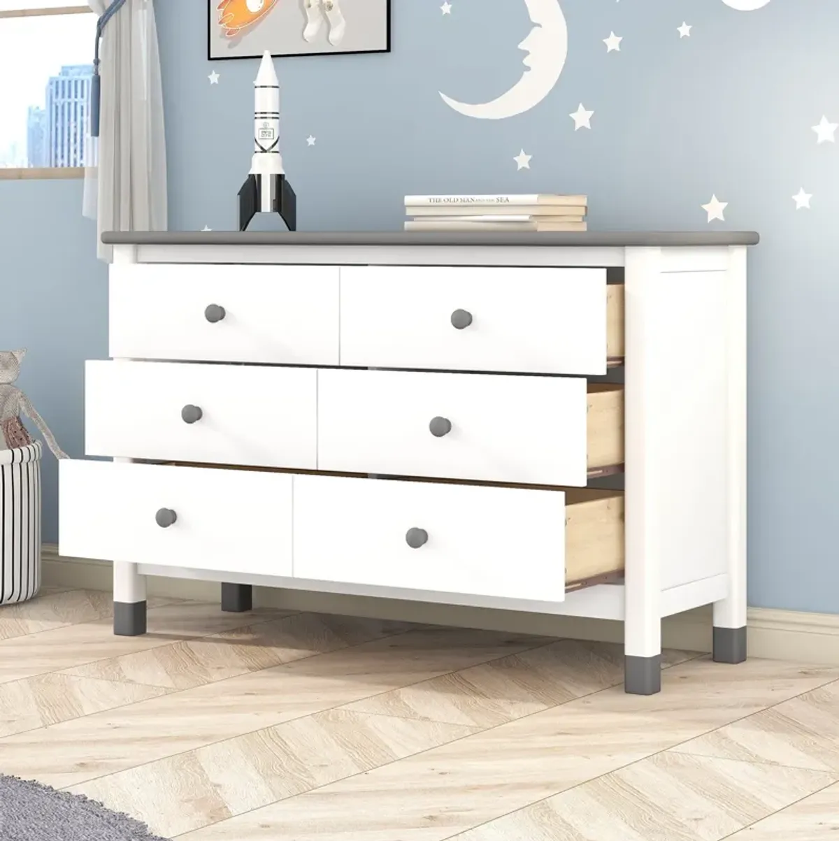 Merax Storage Cabinet for Kids Bedroom