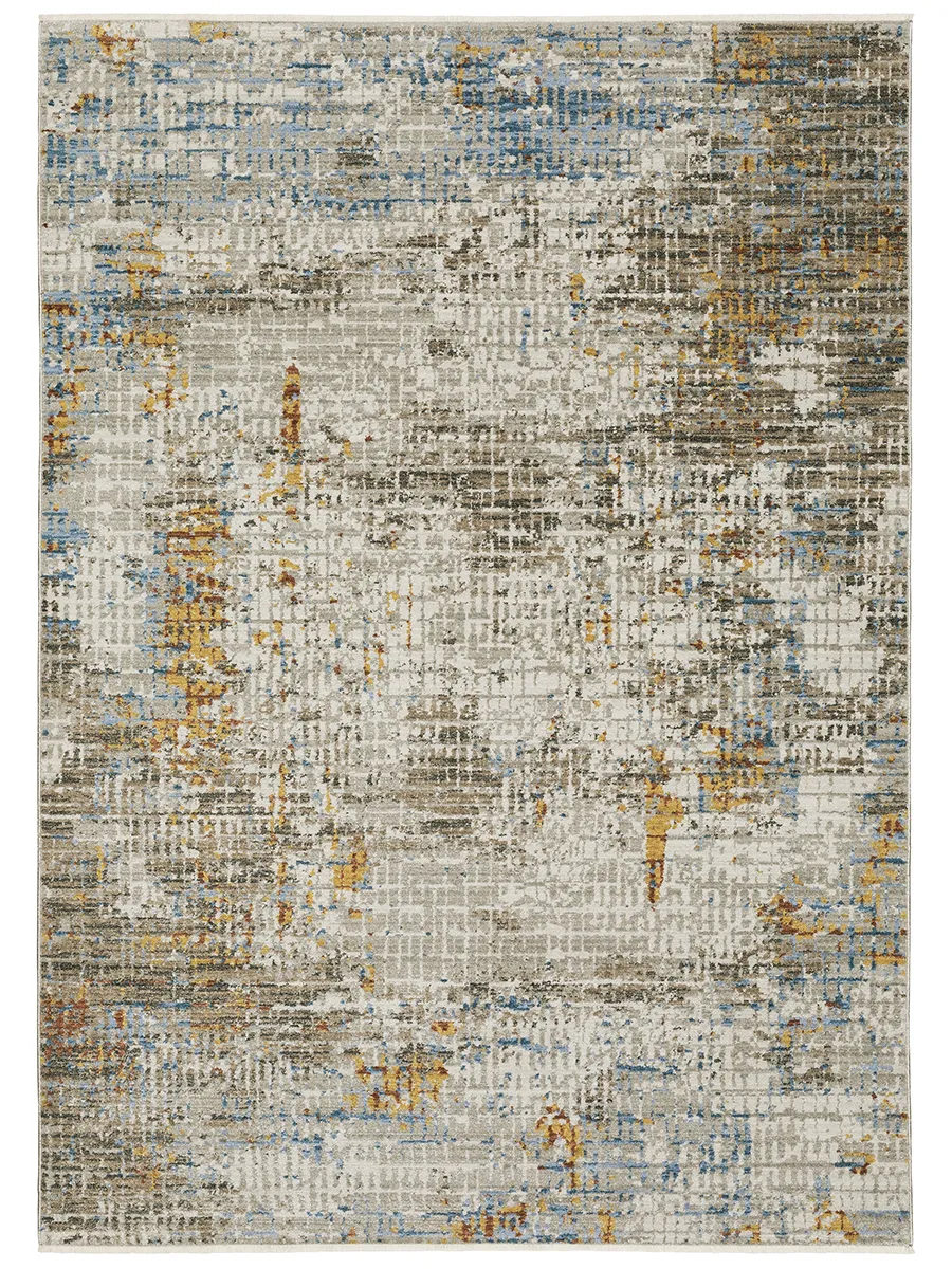 Bauer 3'10" x 5'5" Beige Rug