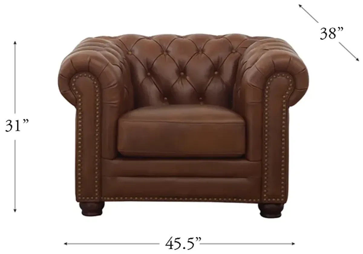 Aliso Top Grain Leather Chair