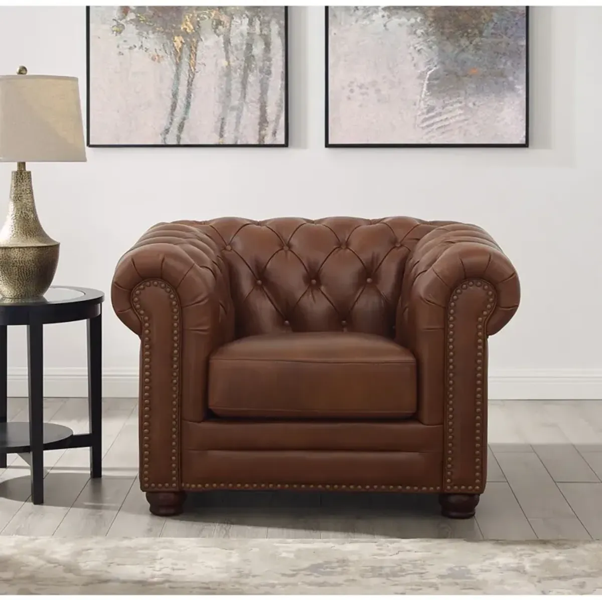 Aliso Top Grain Leather Chair