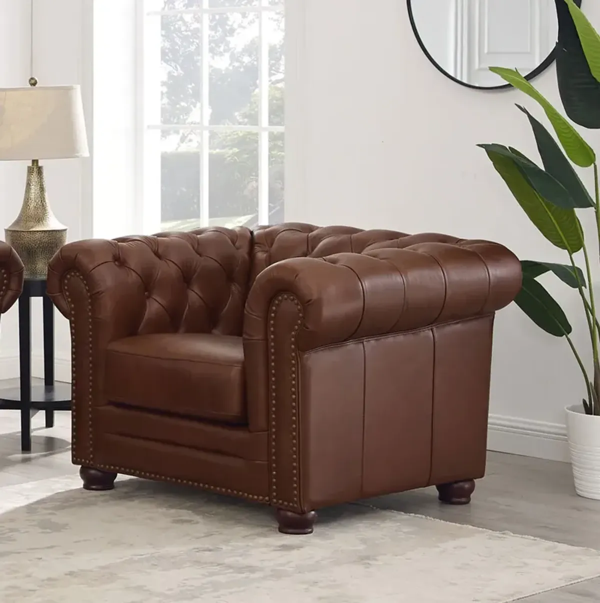 Aliso Top Grain Leather Chair