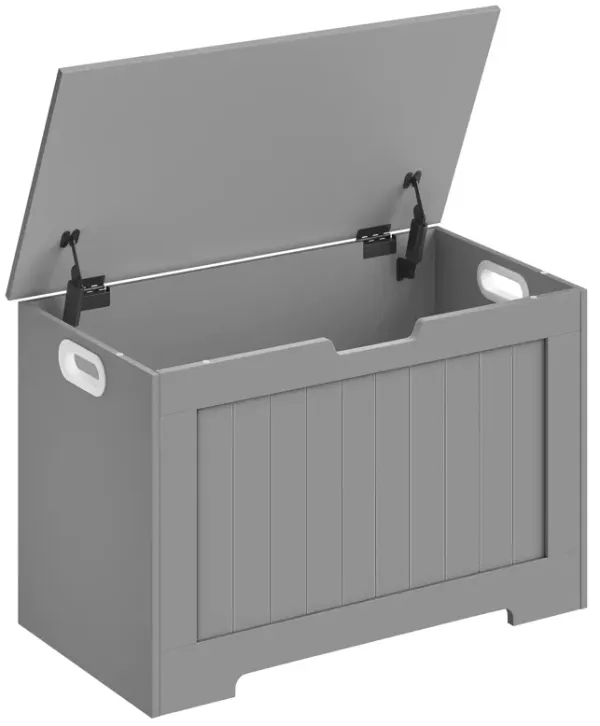 Storage Chest, Storage Bench, Entryway Bench with 2 Safety Hinges, Shoe Bench, Farmhouse Style