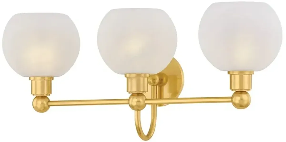 Mitzi Jerica Bath And Vanity Light In Aged Brass Color