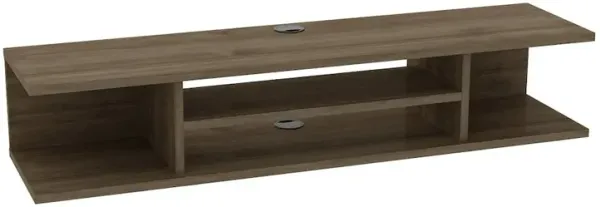 Decorotika Pivot Floating Tv Stand - Oud Oak