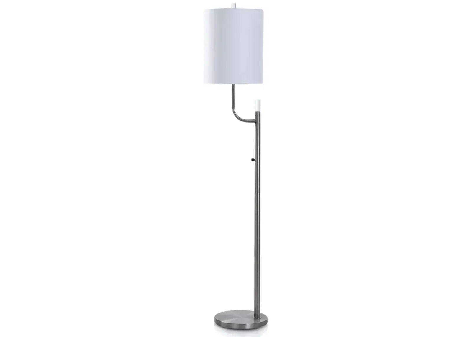 Brushed Steel Floor Lamp