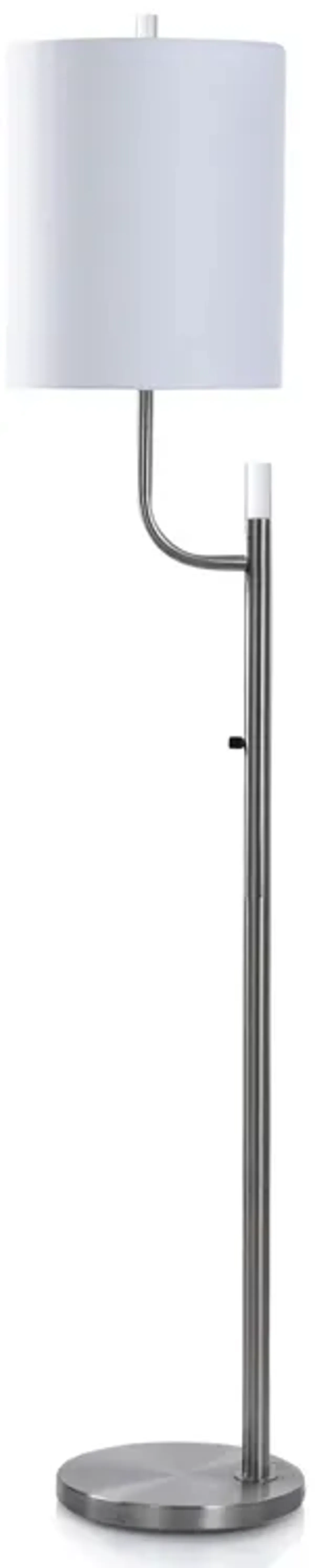 Brushed Steel Floor Lamp