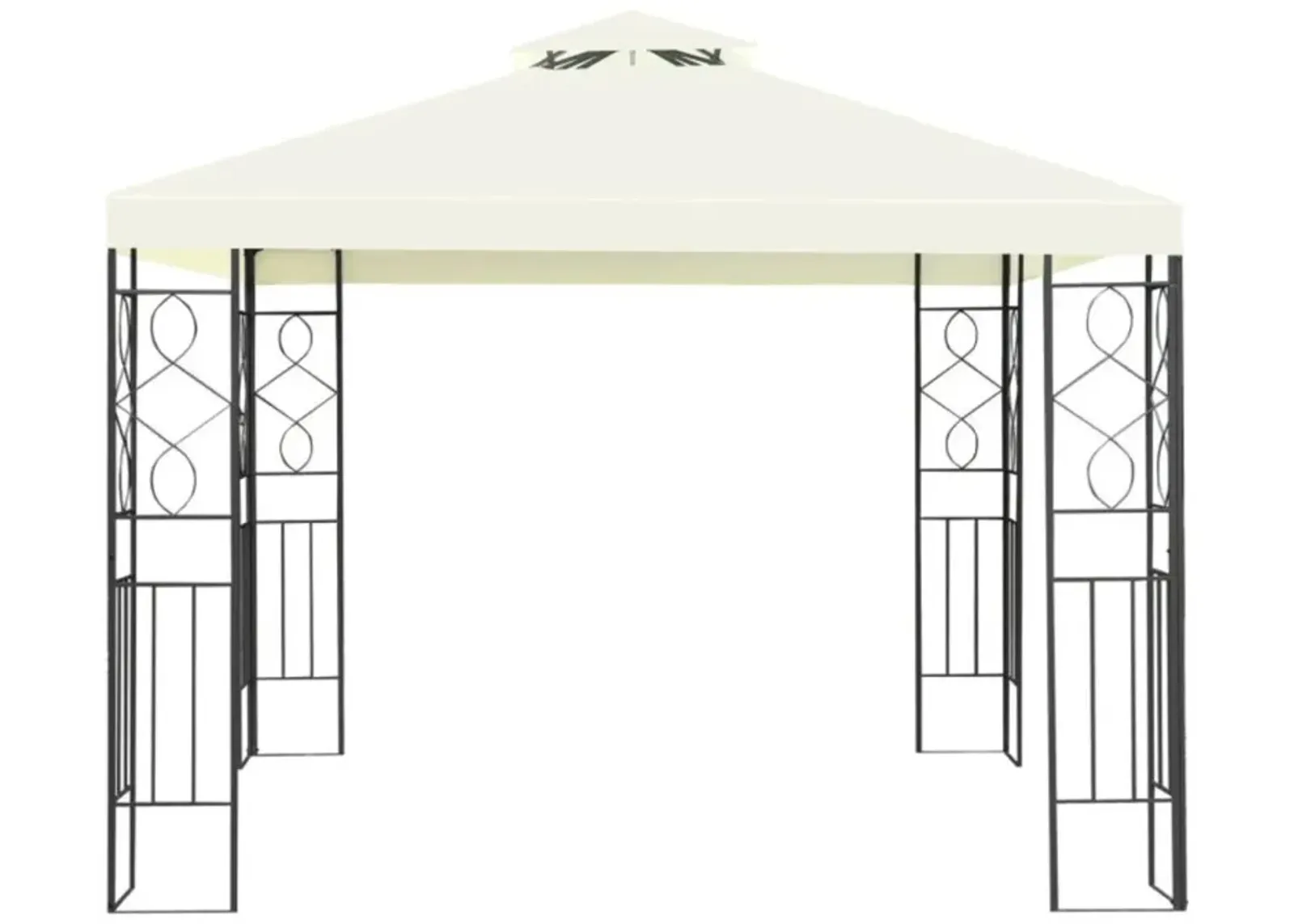 Hivvago 2 Tiers 10 x 10 Feet Patio Gazebo Canopy Tent