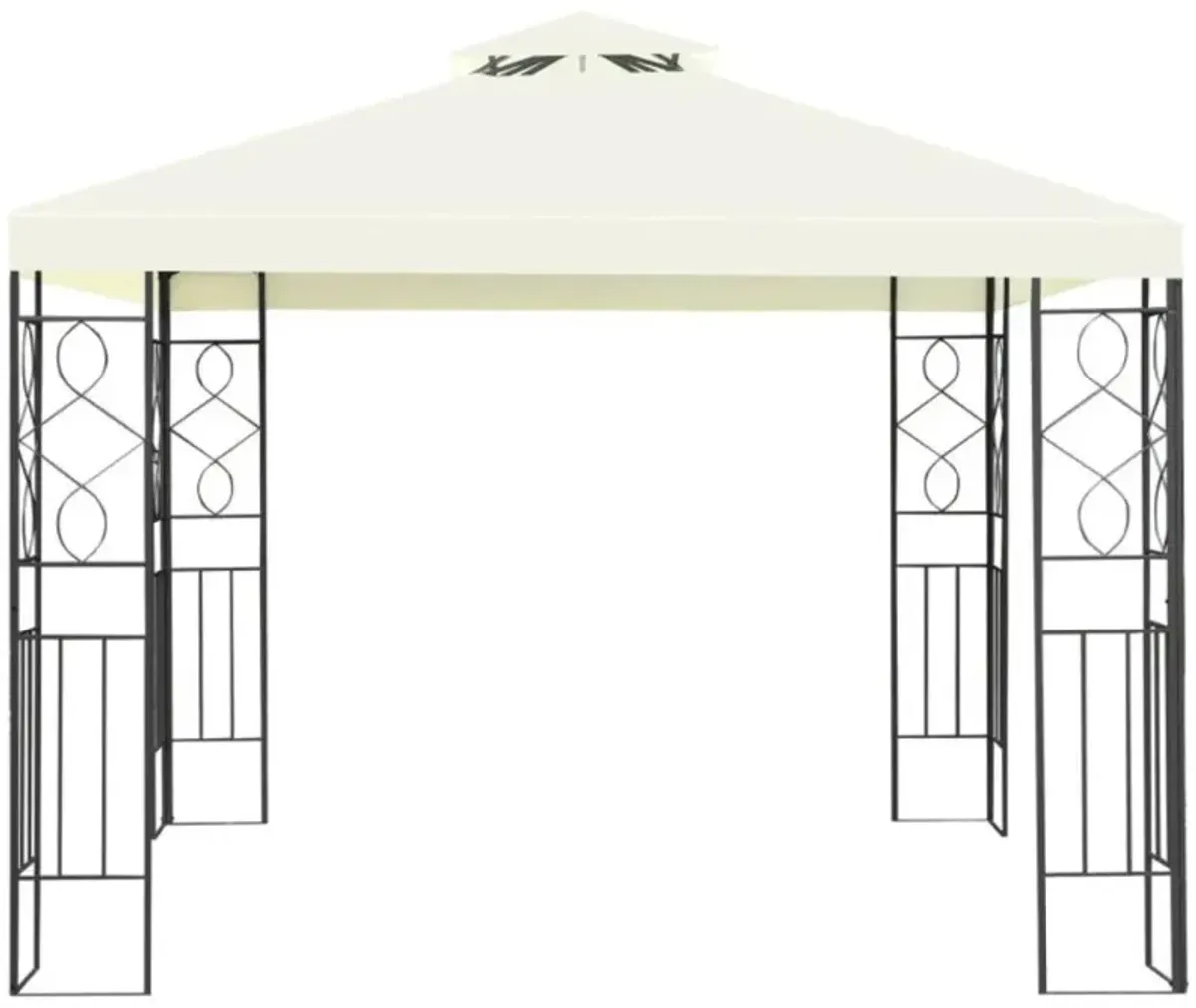 Hivvago 2 Tiers 10 x 10 Feet Patio Gazebo Canopy Tent