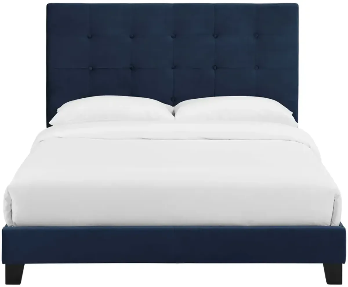 Modway - Melanie King Tufted Button Upholstered Performance Velvet Platform Bed