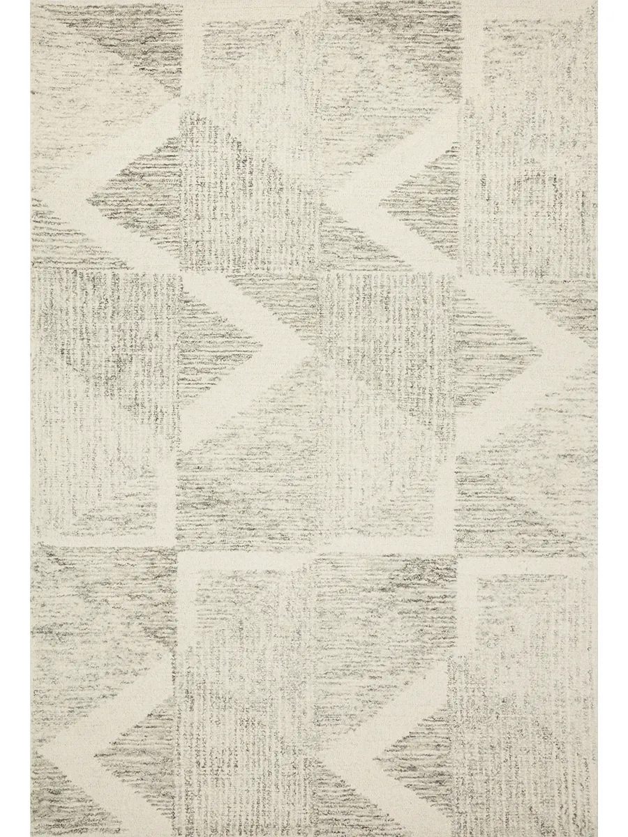 Milo MLO06 Lt Grey/Granite 5' x 7'6" Rug