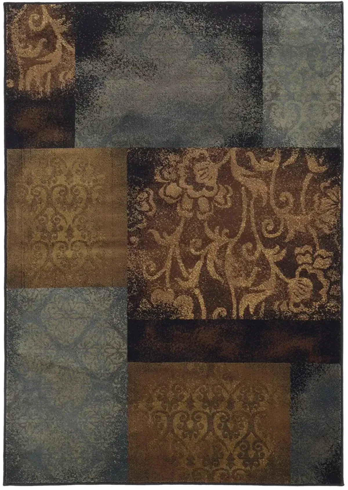 Hudson 3'10" x 5'5" Blue Rug