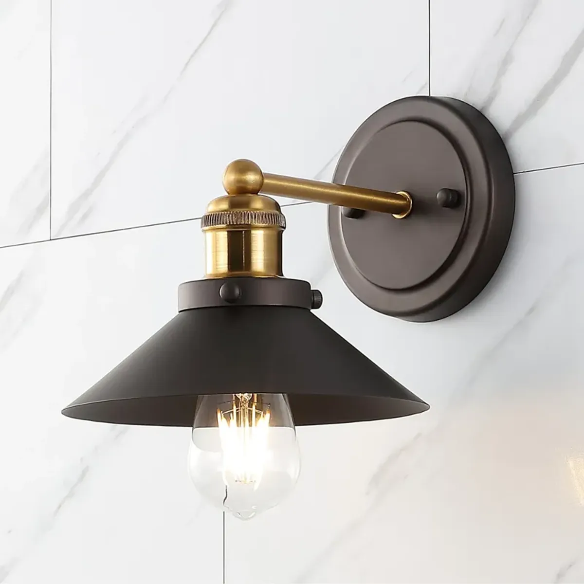 June Metal Shade Sconce