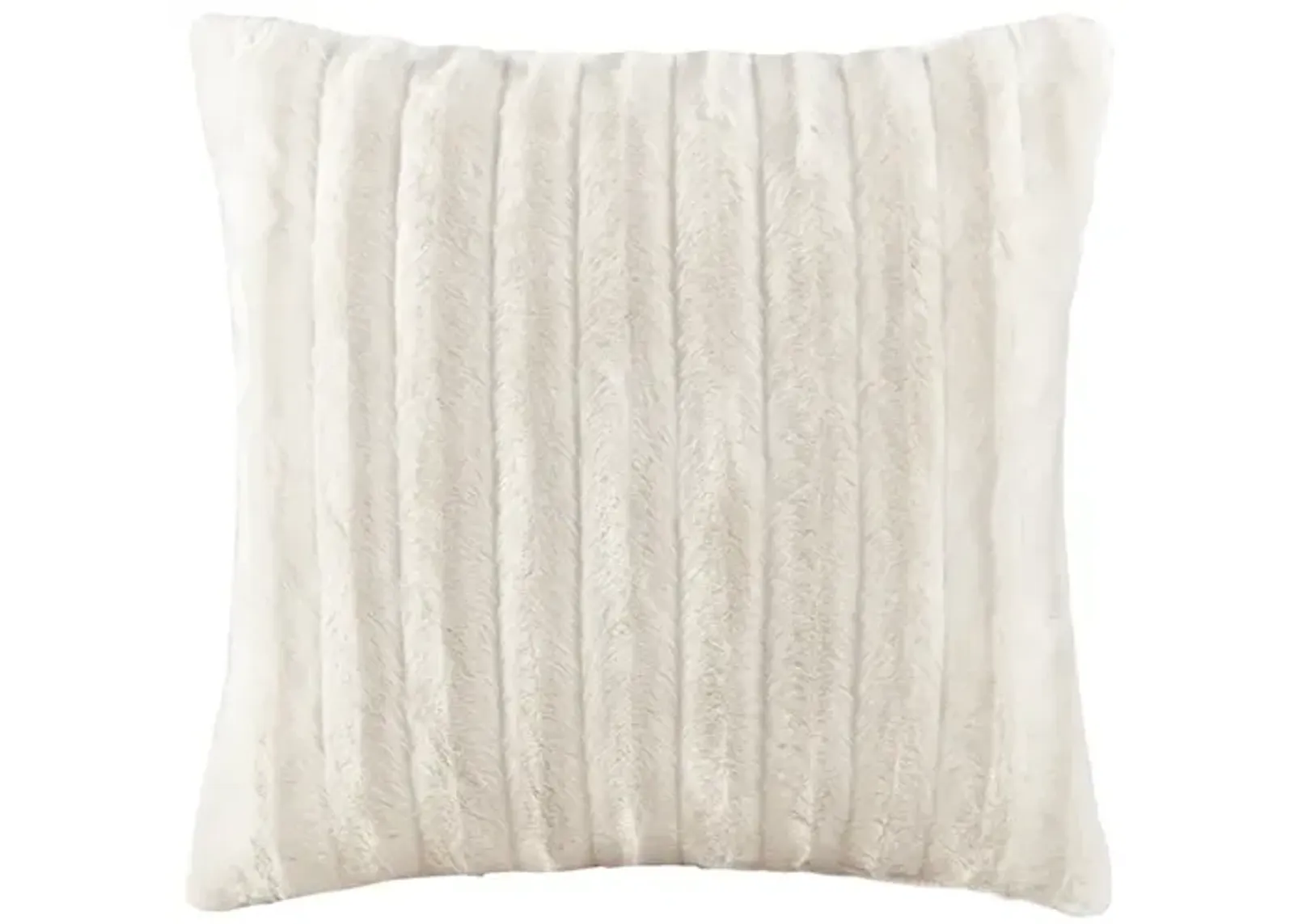 Gracie Mills Wilfred Faux Fur Square Pillow