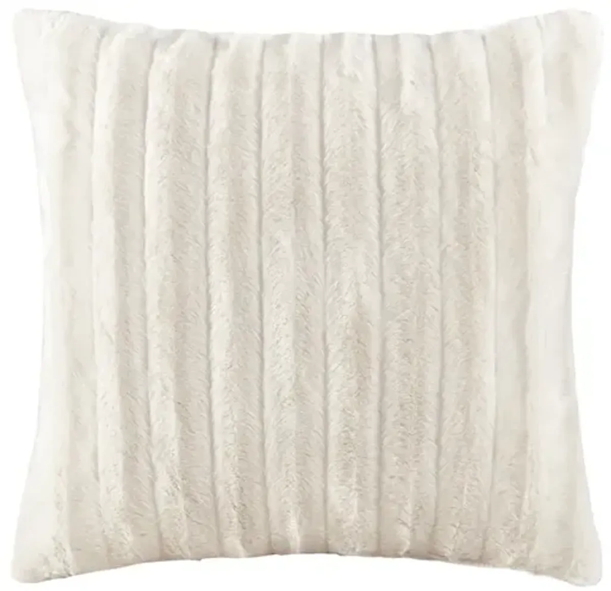 Gracie Mills Wilfred Faux Fur Square Pillow