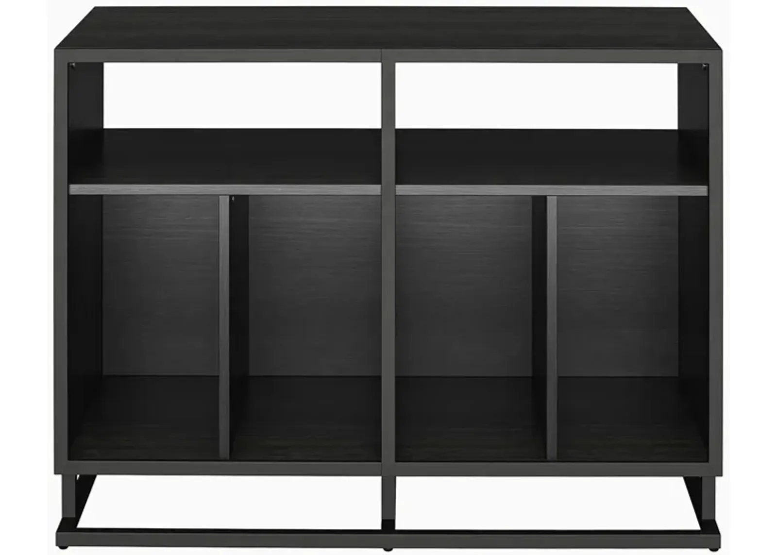 Novogratz Regal Double Wide Record Station/Accent Cabinet