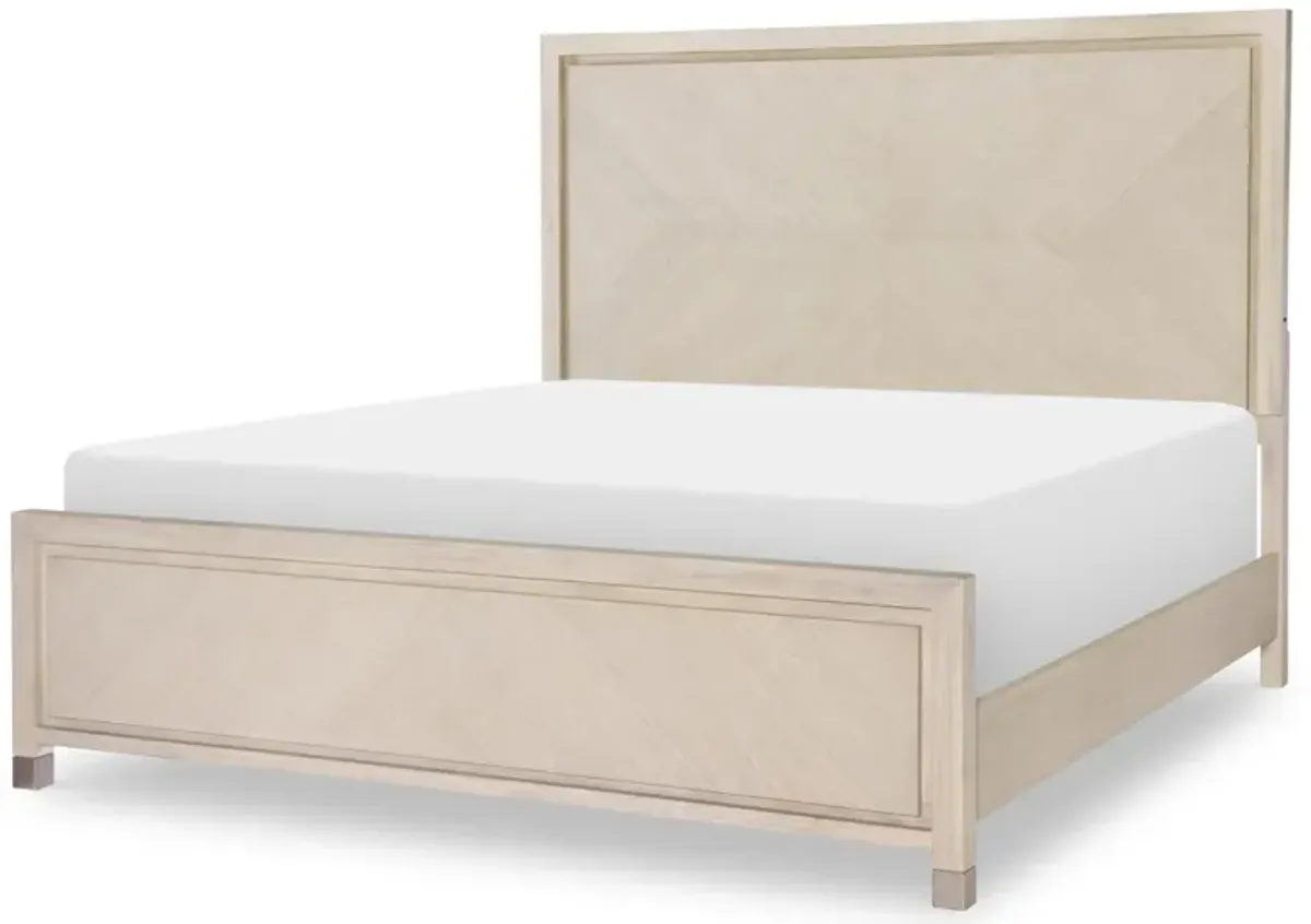 Bliss Queen Lighted Panel Bed