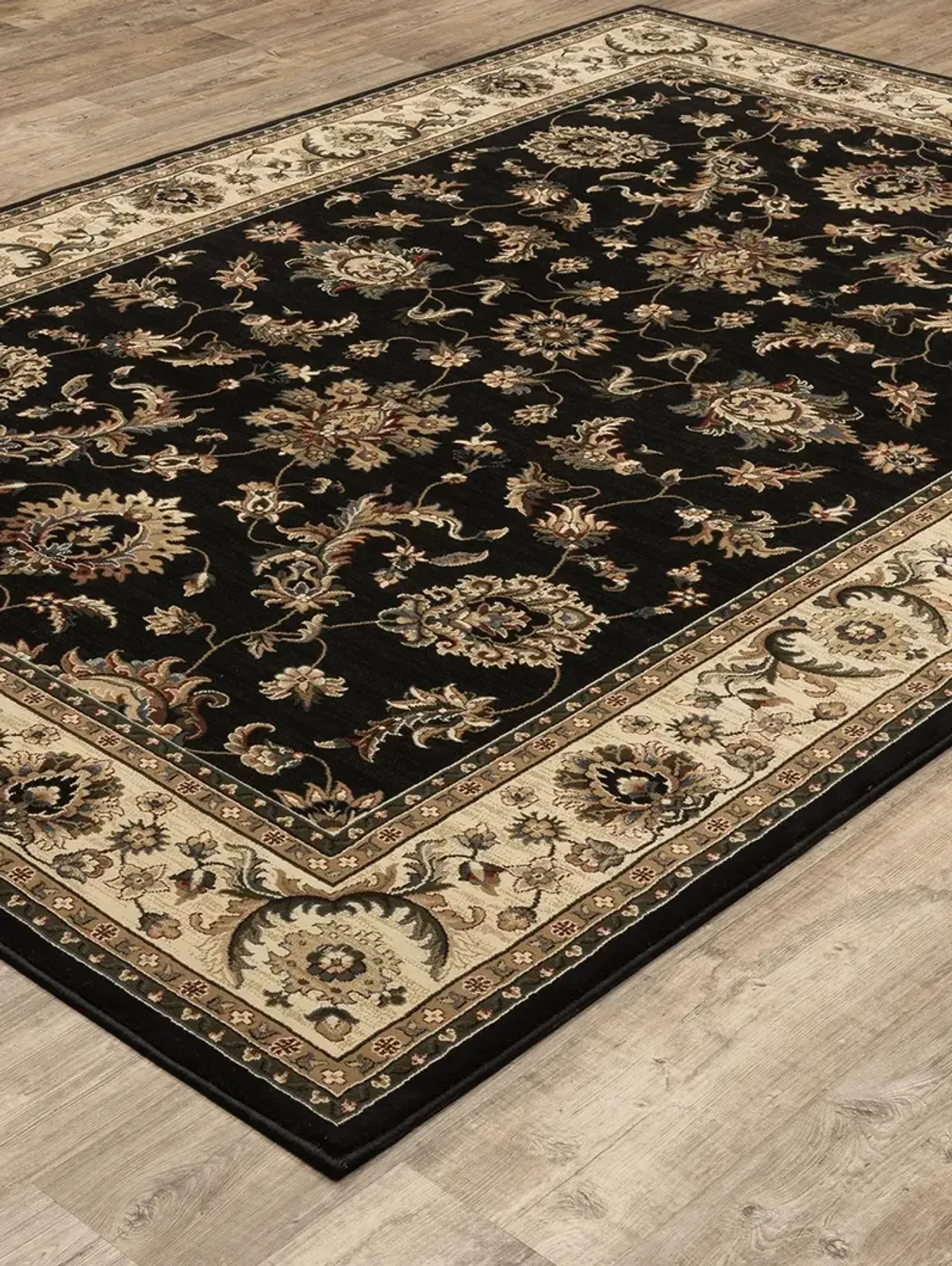 Ariana 8' Black Rug