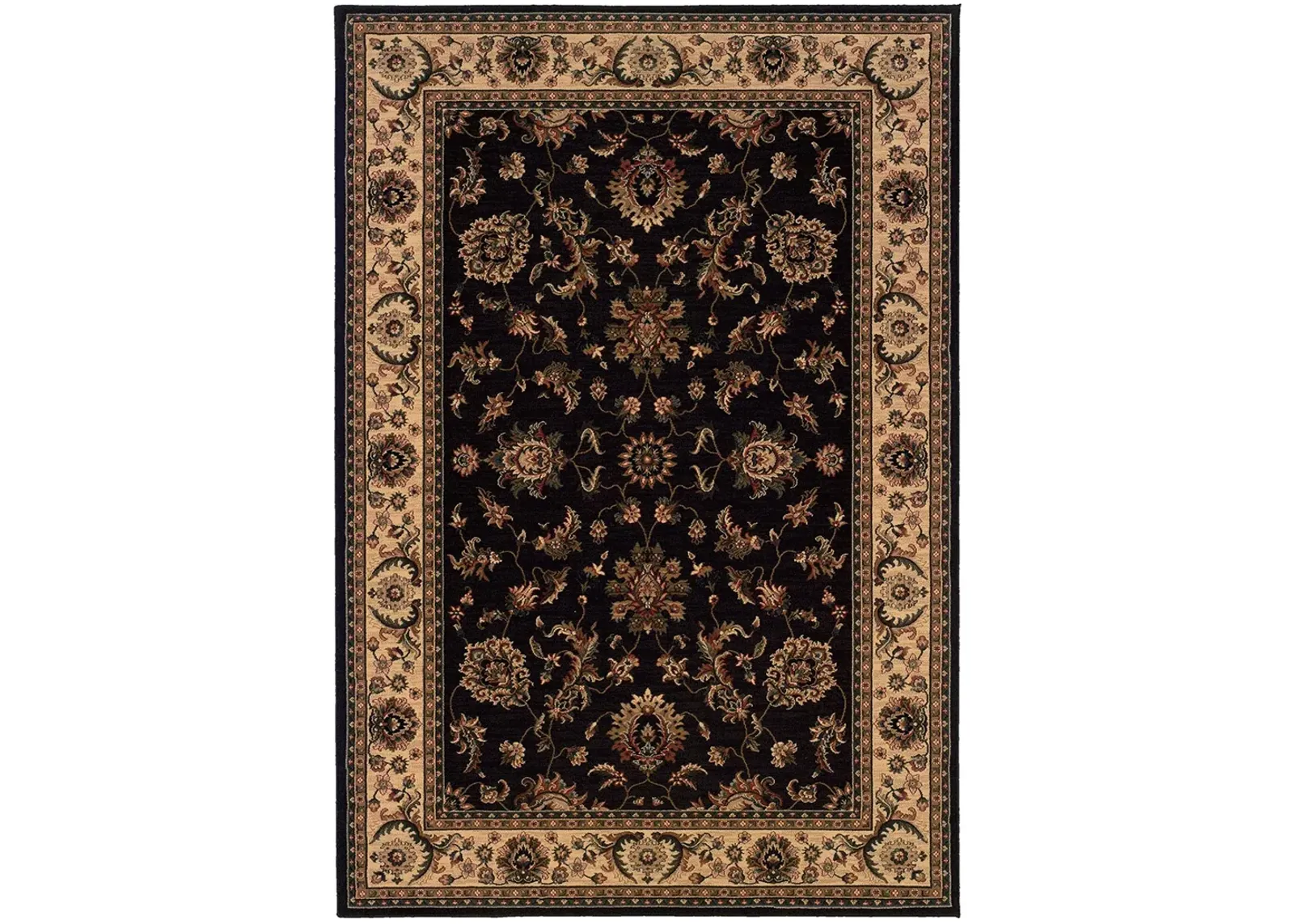 Ariana 8' Black Rug