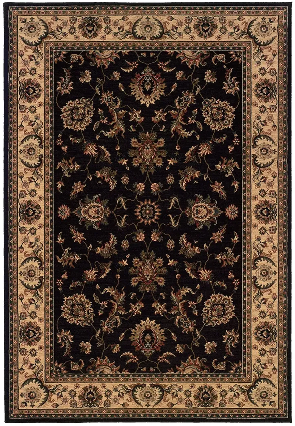 Ariana 8' Black Rug