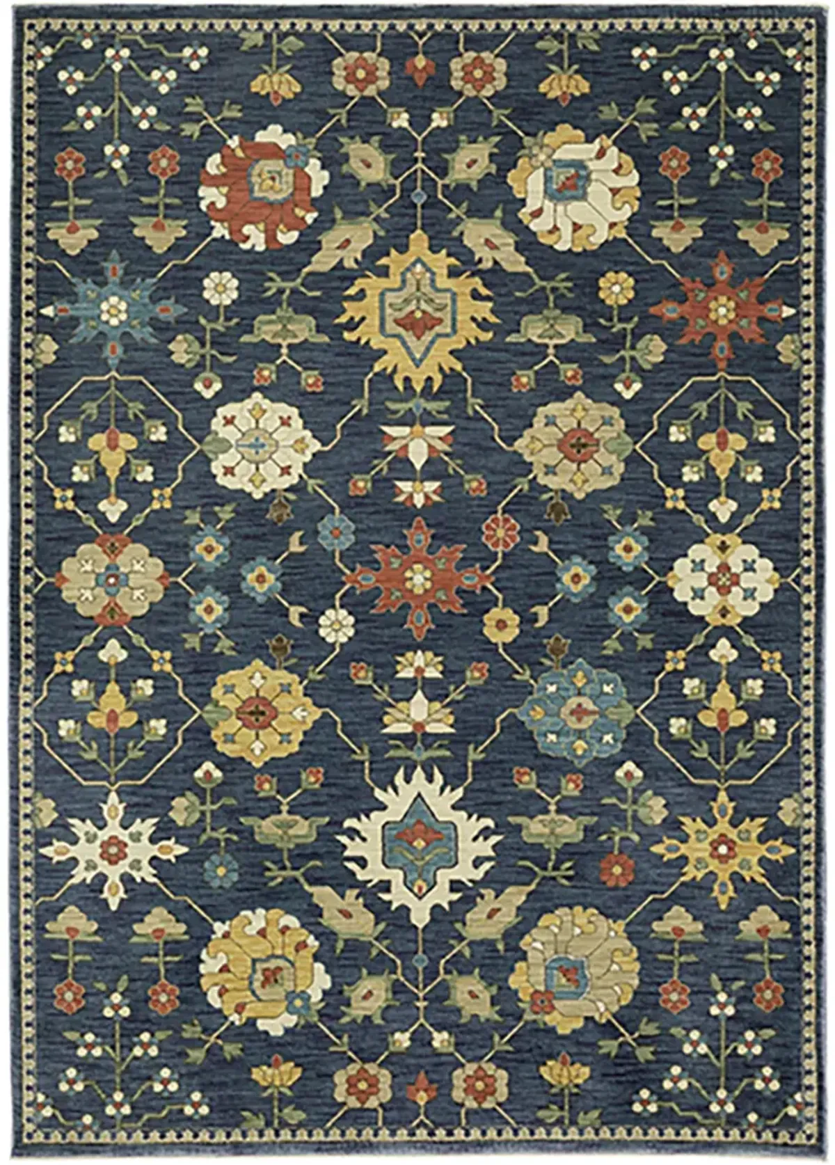 Francesca 7'10" x 10'10" Blu Rug