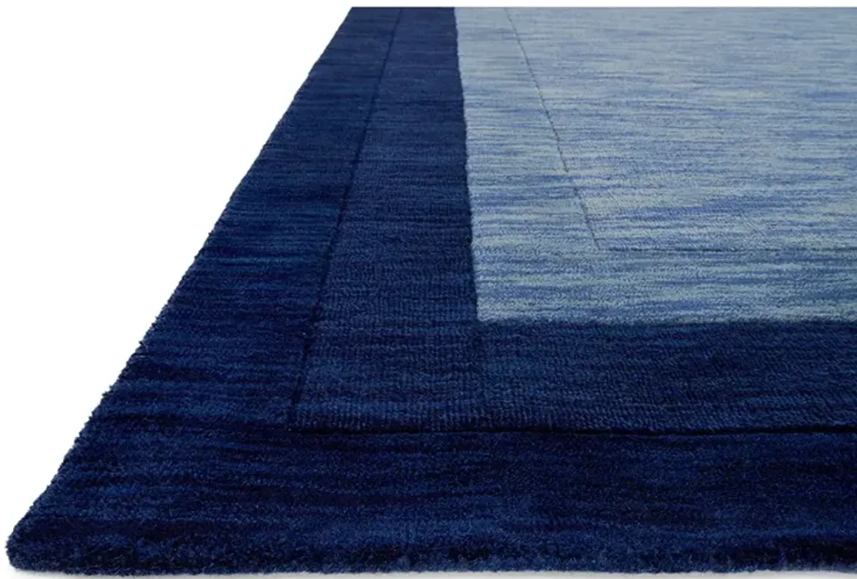 Hamilton HM01 Navy 5' x 7'6" Rug