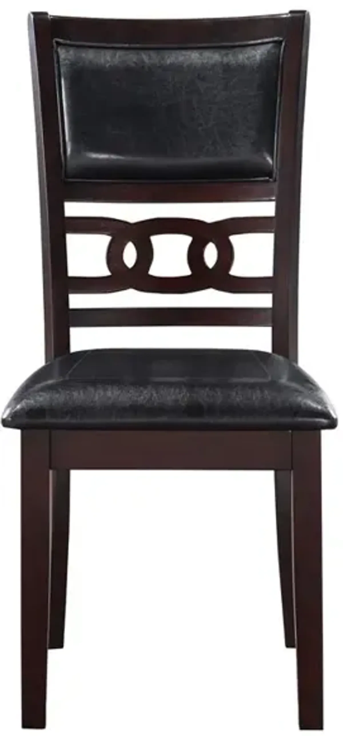 New Classic Furniture Gia 5-Piece 48 Wood Rectangular Dining Set with 4 Chairs in Ebony