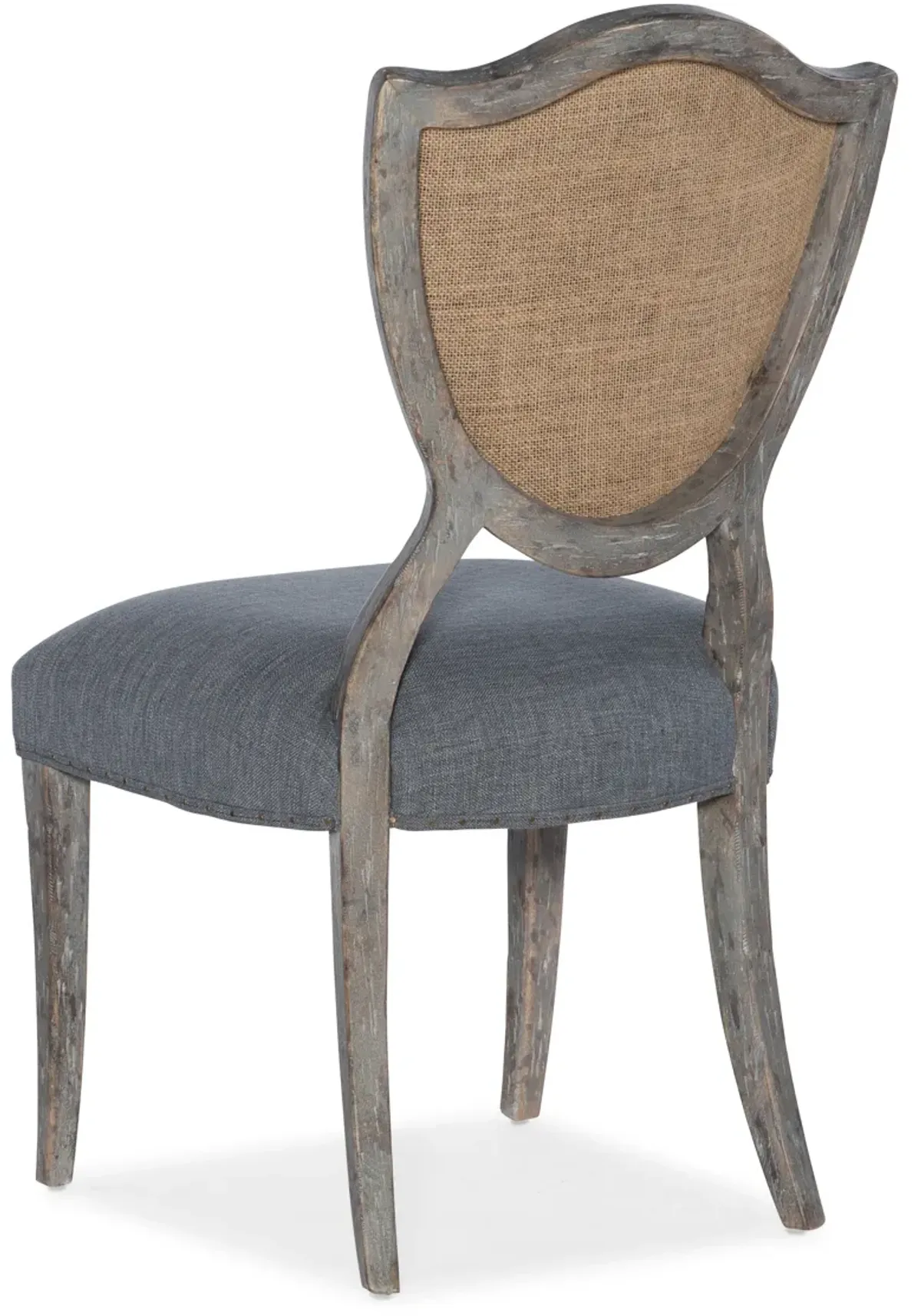 Beaumont Shield-back Side Chair in Grey