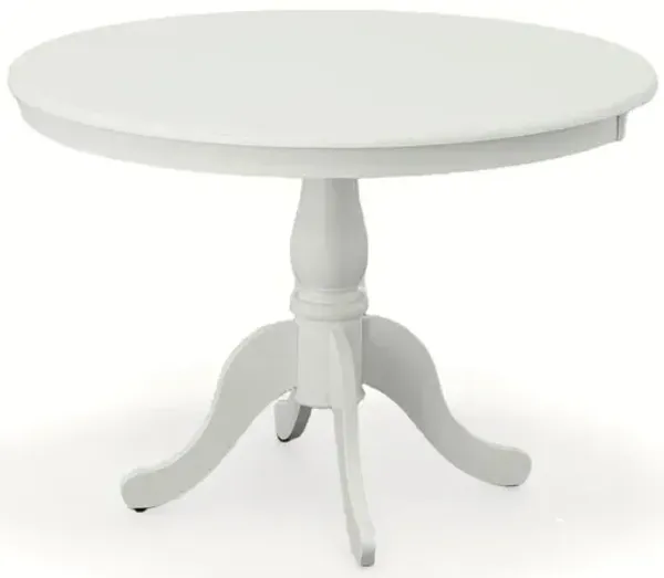 Carolina Living Fairview 42 Round Pedestal Dining Table - White
