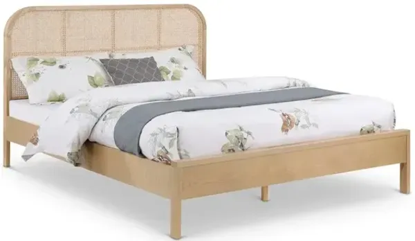Meridian Furniture Siena Natural Ash Wood King Bed