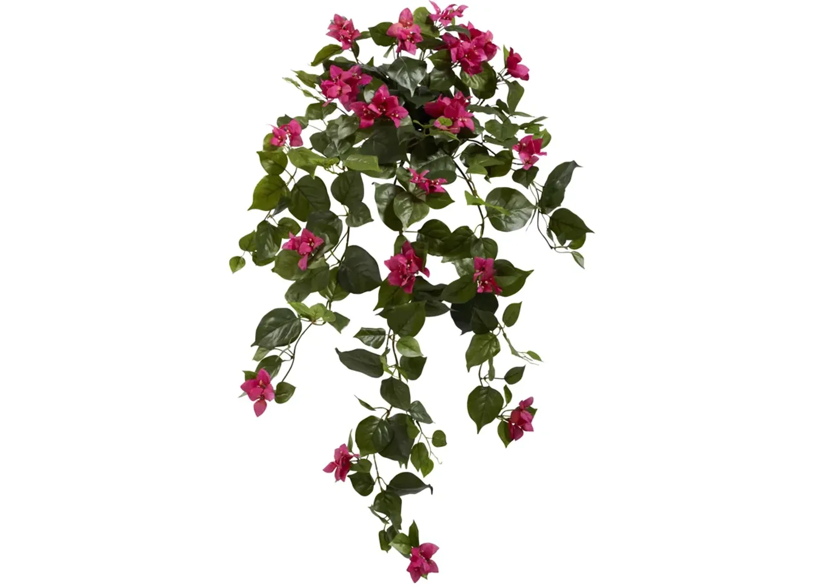 HomPlanti 37" Bougainvillea Hanging Artificial Plant (Set of 2) - Beauty