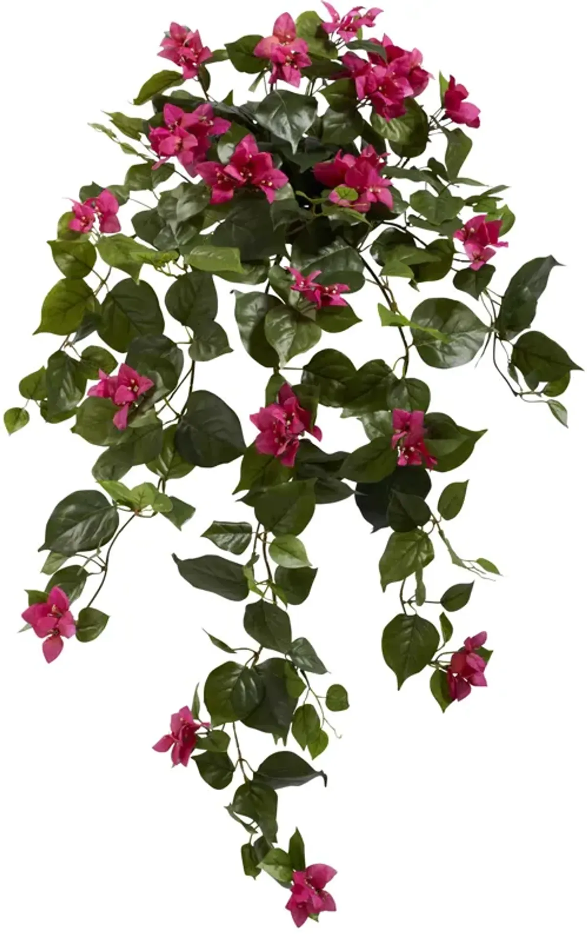 HomPlanti 37" Bougainvillea Hanging Artificial Plant (Set of 2) - Beauty