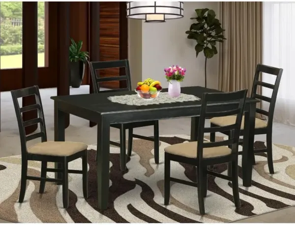 5 Pc Kitchen Table set for 4-Dining Table and 4 Kitchen Dining Chairs