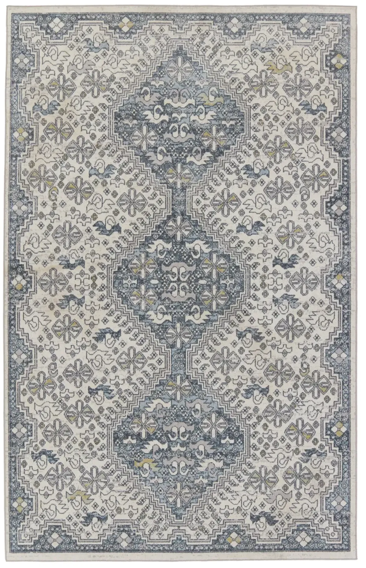 Nadine Yucca White 2'8" x 10' Runner Rug