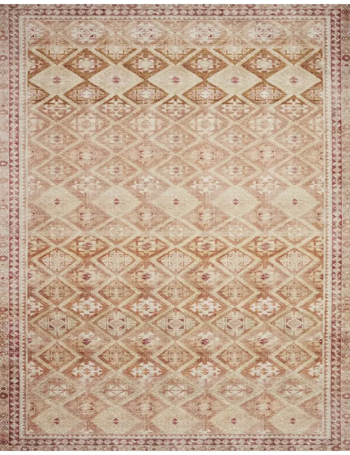 Layla LAY16 Natural/Spice 9' x 12' Rug by Loloi II