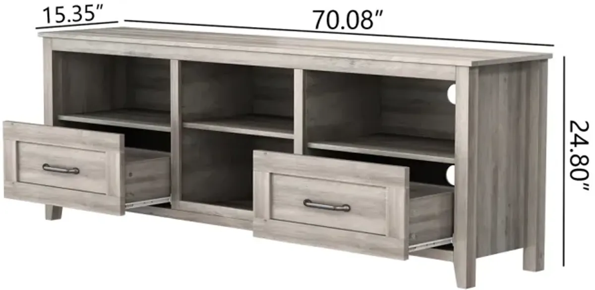 70.08 Inch Length TV Stand For Living Room And Bedroom