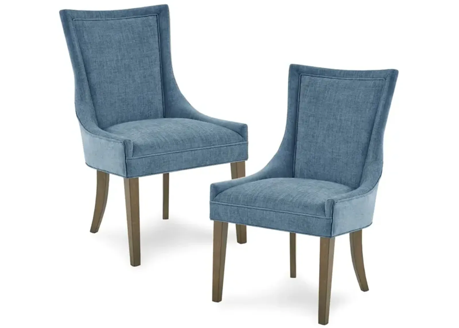 Gracie Mills Julienne Set of 2 Solid Wood High-Backed Dining Chairs