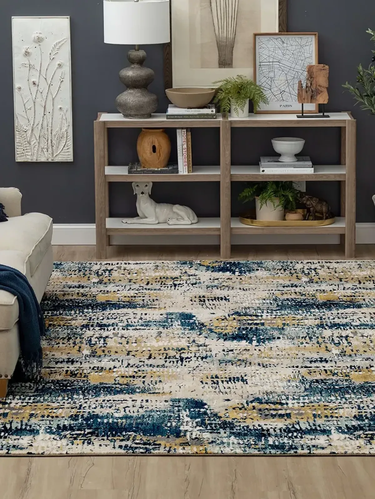 Vanguard by Drew & Jonathan Home Placid Majolica Blue 8' X 11' Rug