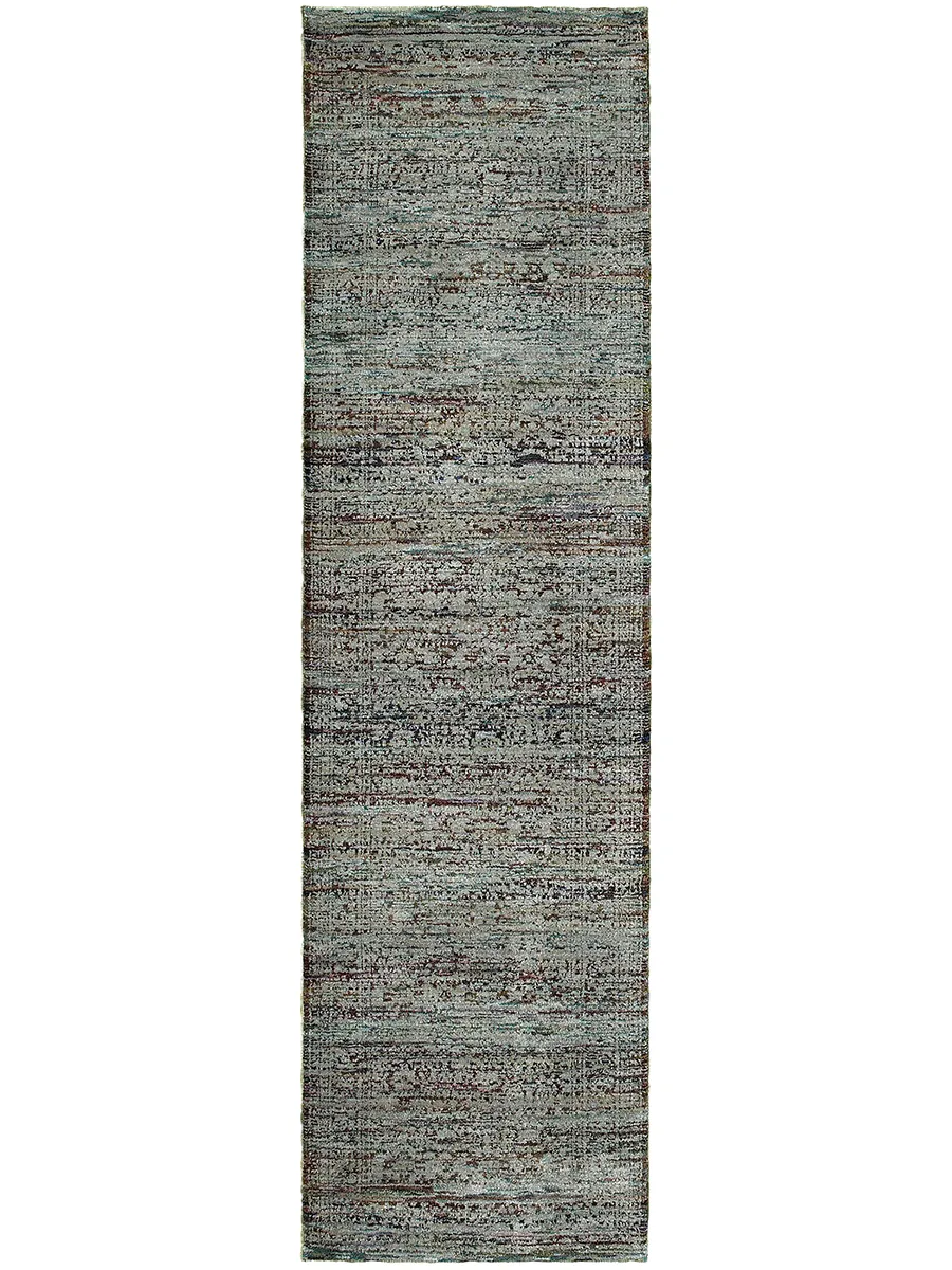 Andorra 5'3" x 7'3" Blue Rug