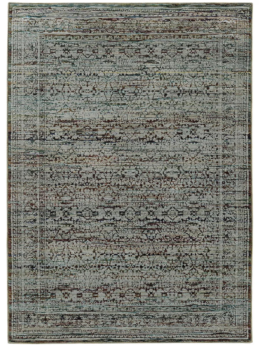 Andorra 5'3" x 7'3" Blue Rug