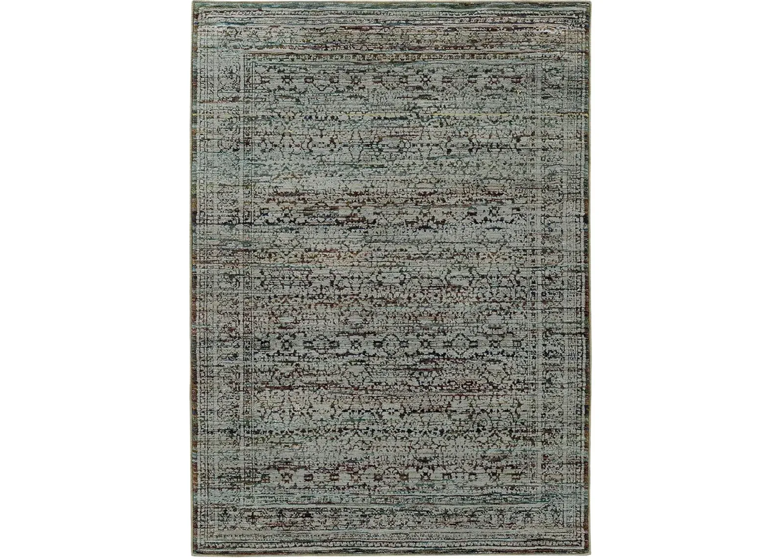 Andorra 5'3" x 7'3" Blue Rug