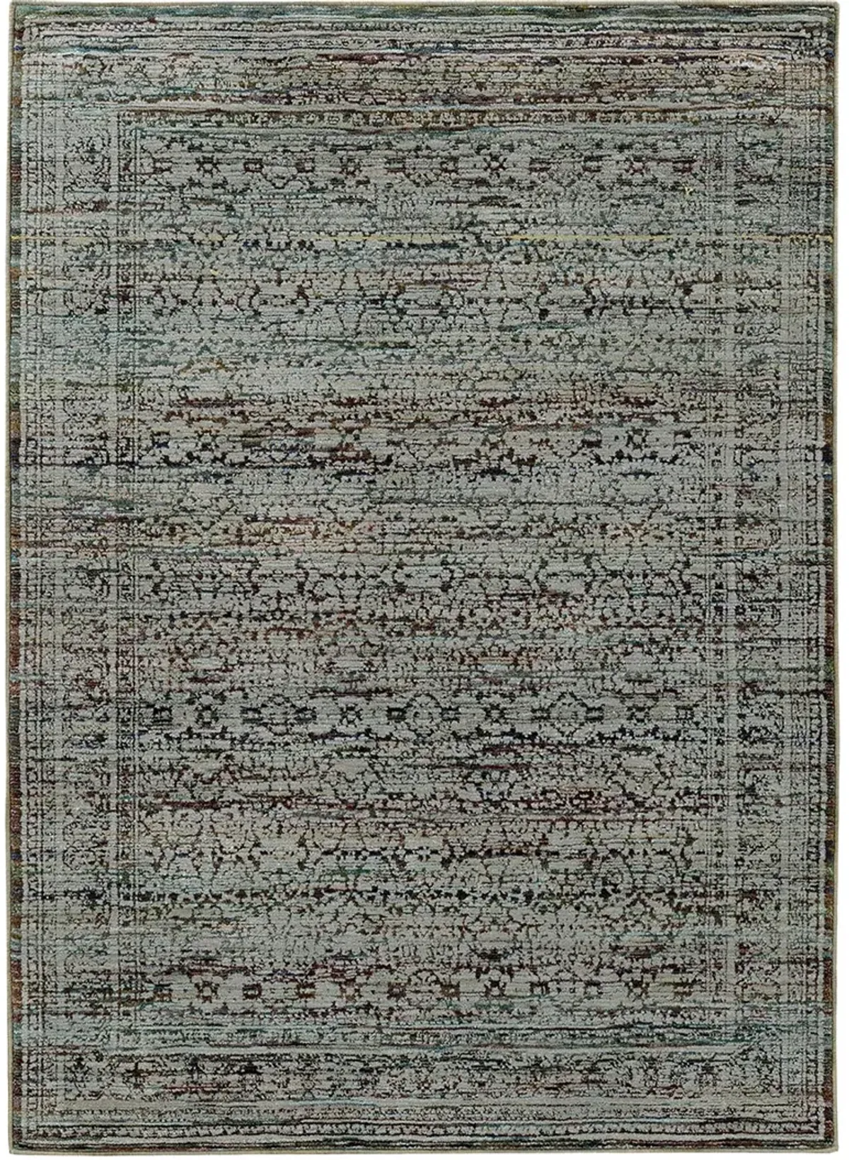 Andorra 5'3" x 7'3" Blue Rug