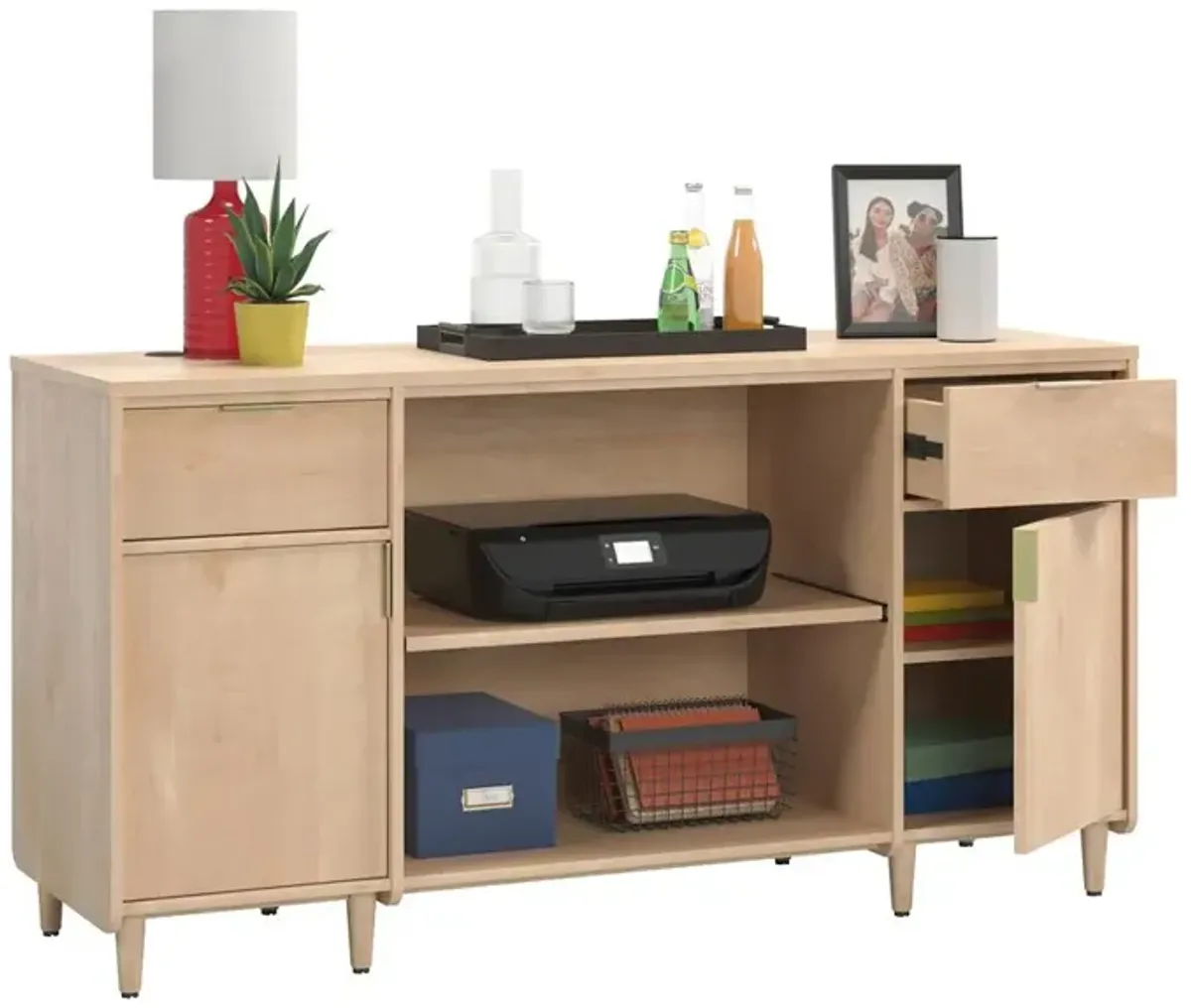 Sauder CLIFFORD PLACE CREDENZA Natural Maple