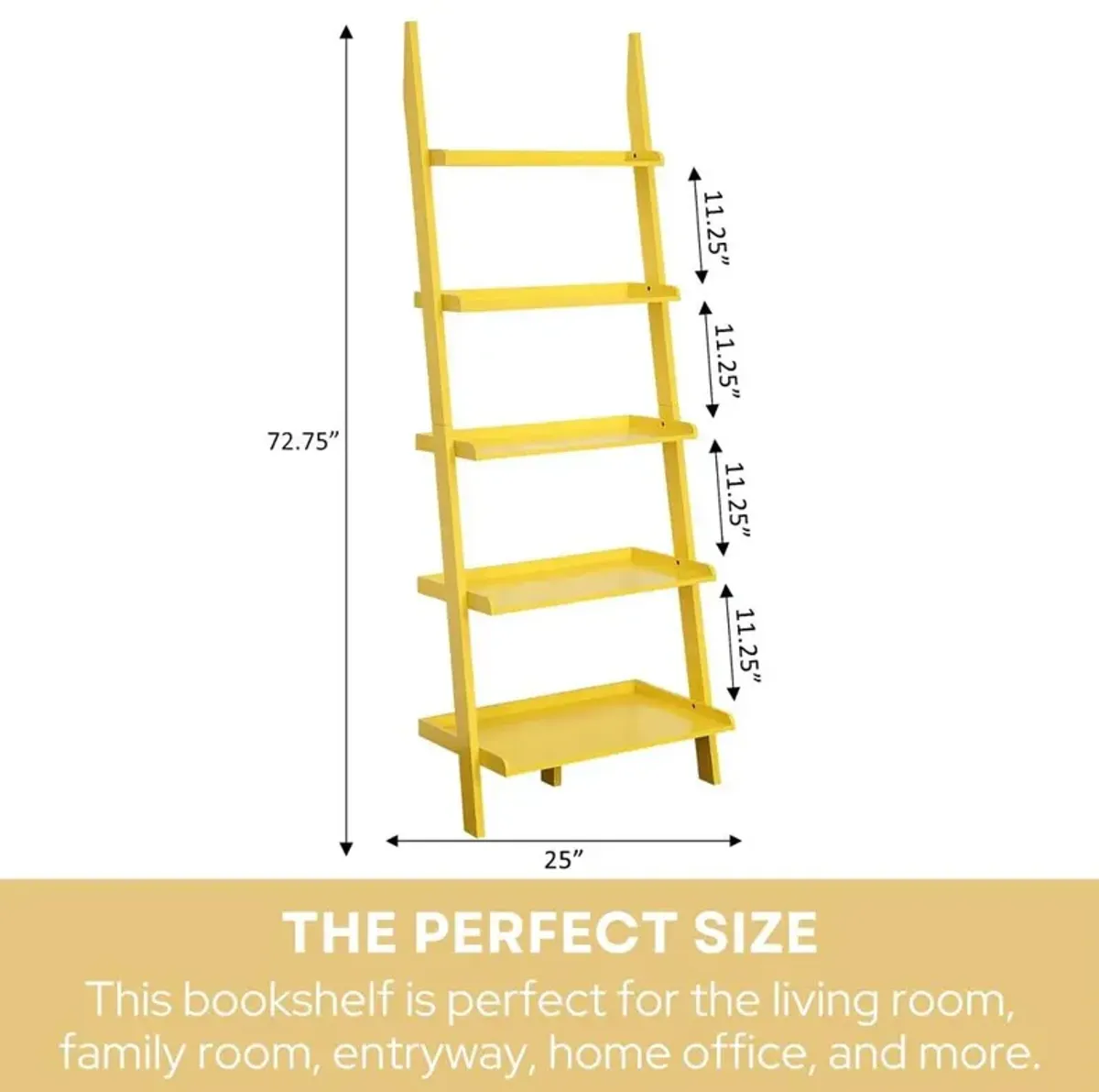 Convience Concept, Inc. American Heritage Bookshelf Ladder