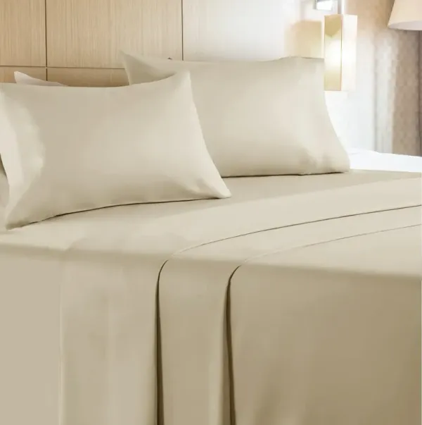 Luxley Double Brushed Cooling Microfiber Sheet Set