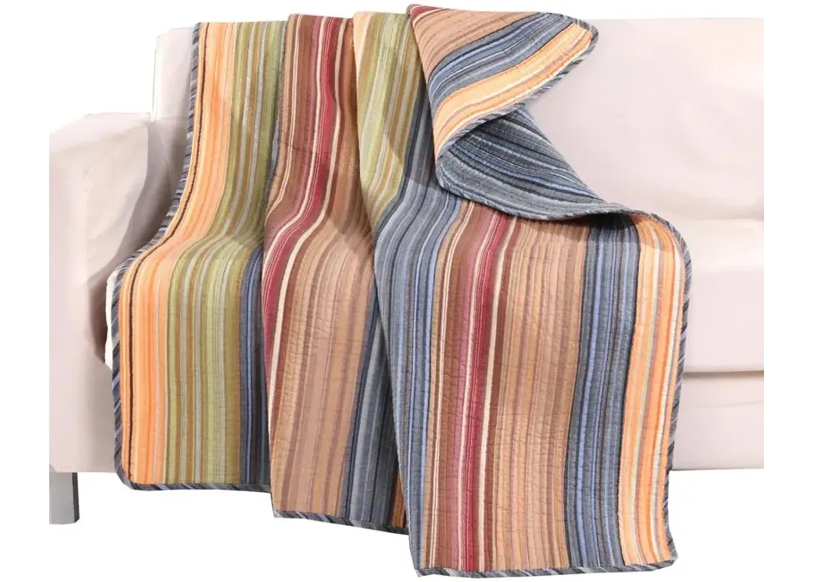 Greenland Home Fashion Katy Accessory Throw Blanket - Multi 50x60"