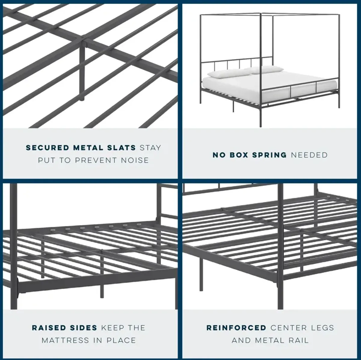 Novogratz Marion Canopy Bed