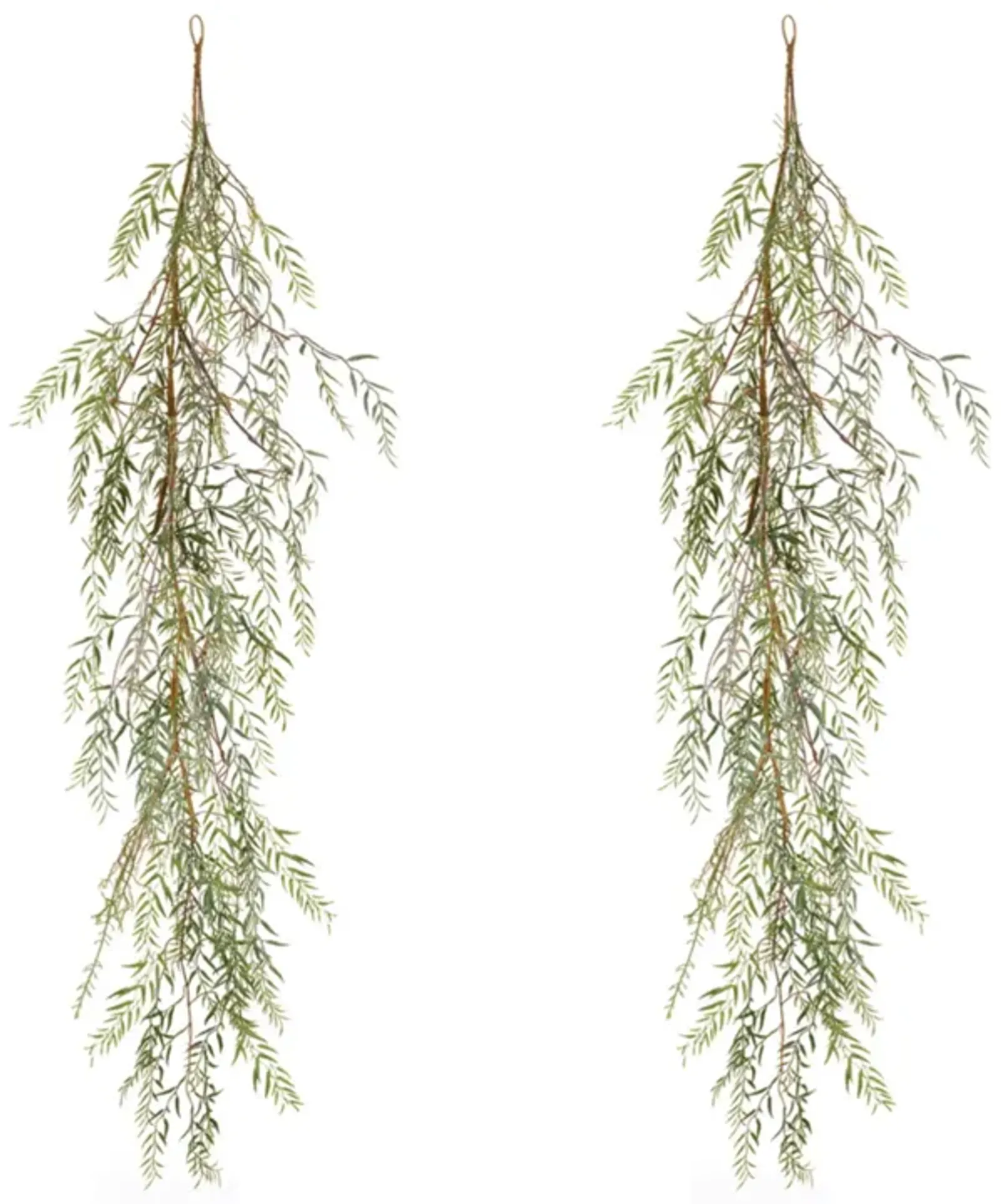 Foliage and Twig Garland Set of 2 for Mantels and Table Centerpieces