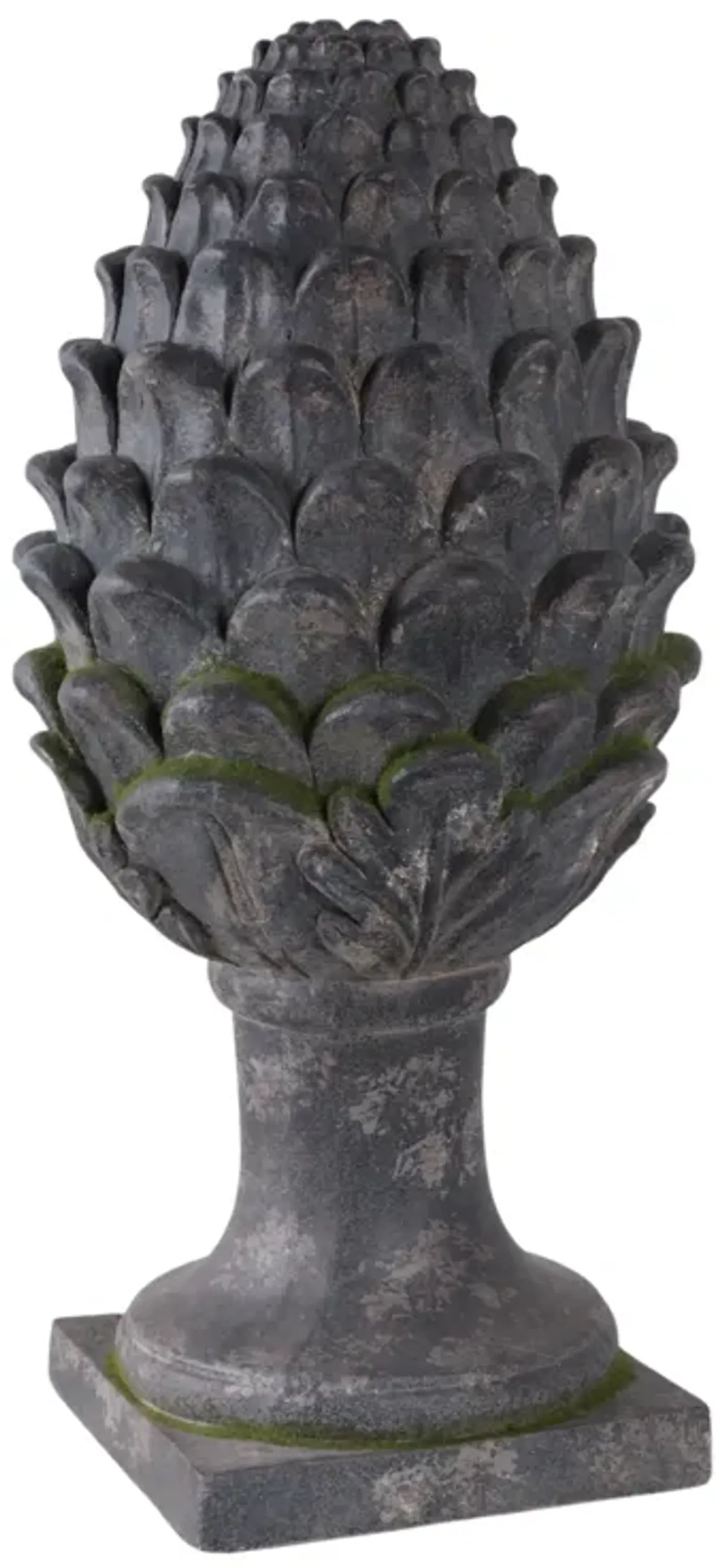 Artichoke Statue with Moss