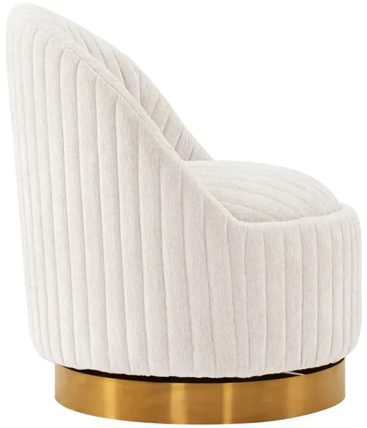 Leela Gray Swivel Accent Chair